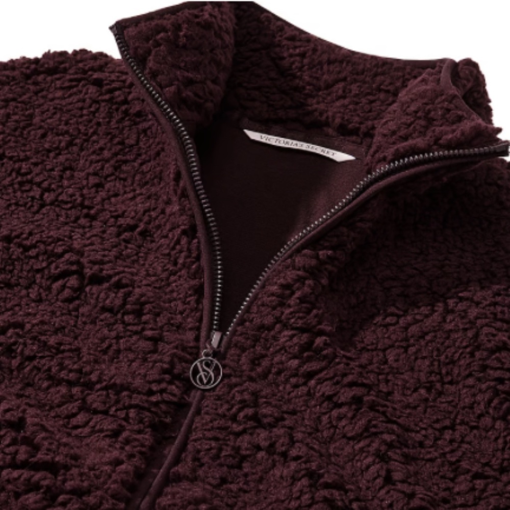Vistoria's Secret Cozy Fleece Full-Zip Mock Neck Jacket